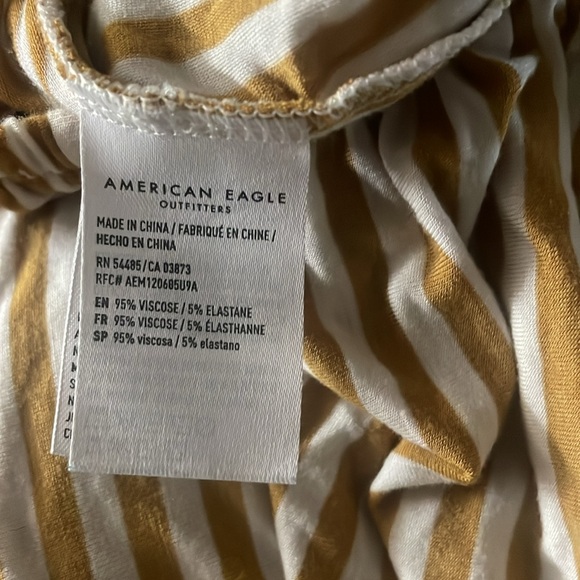 Great Condition XS American Eagle Outfitters Stripped Tie Back Jumpsuit - Picture 7 of 7